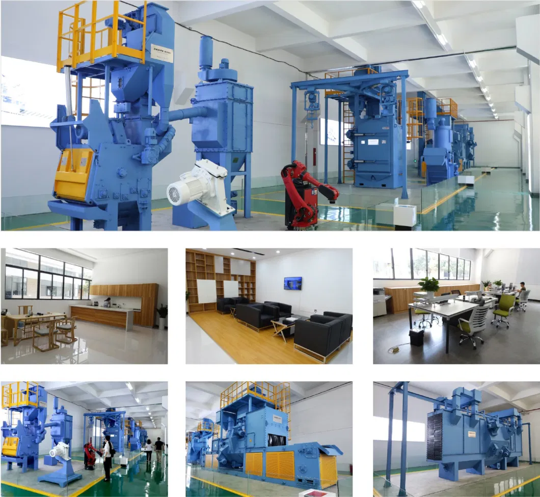 Conveyor Belt Blast Machine Automatic Sand Blasting Equipment for Mould Cleaning