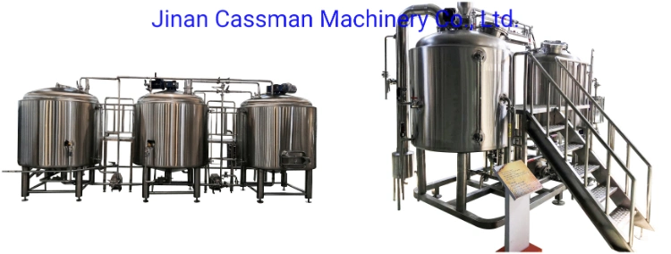 Industrial Commercial Brewing 5bbl 500L 1000L Beer Brewery Equipment