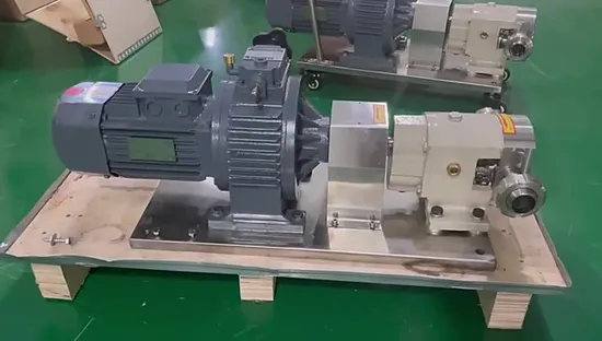 Sanitary Tri Lobe Pump / Pumps Lobe / Chemical Lobe Pump with Compact Structure