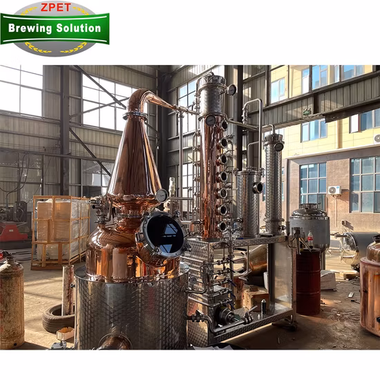 Joston Distillation Ttowers Wine Brandy Steam Distilling Column Equipment