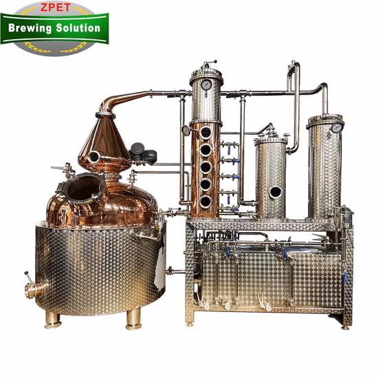 Joston Distillation Ttowers Wine Brandy Steam Distilling Column Equipment