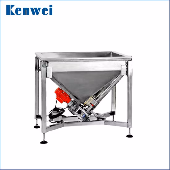 Automatic Stainless Steel Vibrating Screw Feeder with Square Hopper
